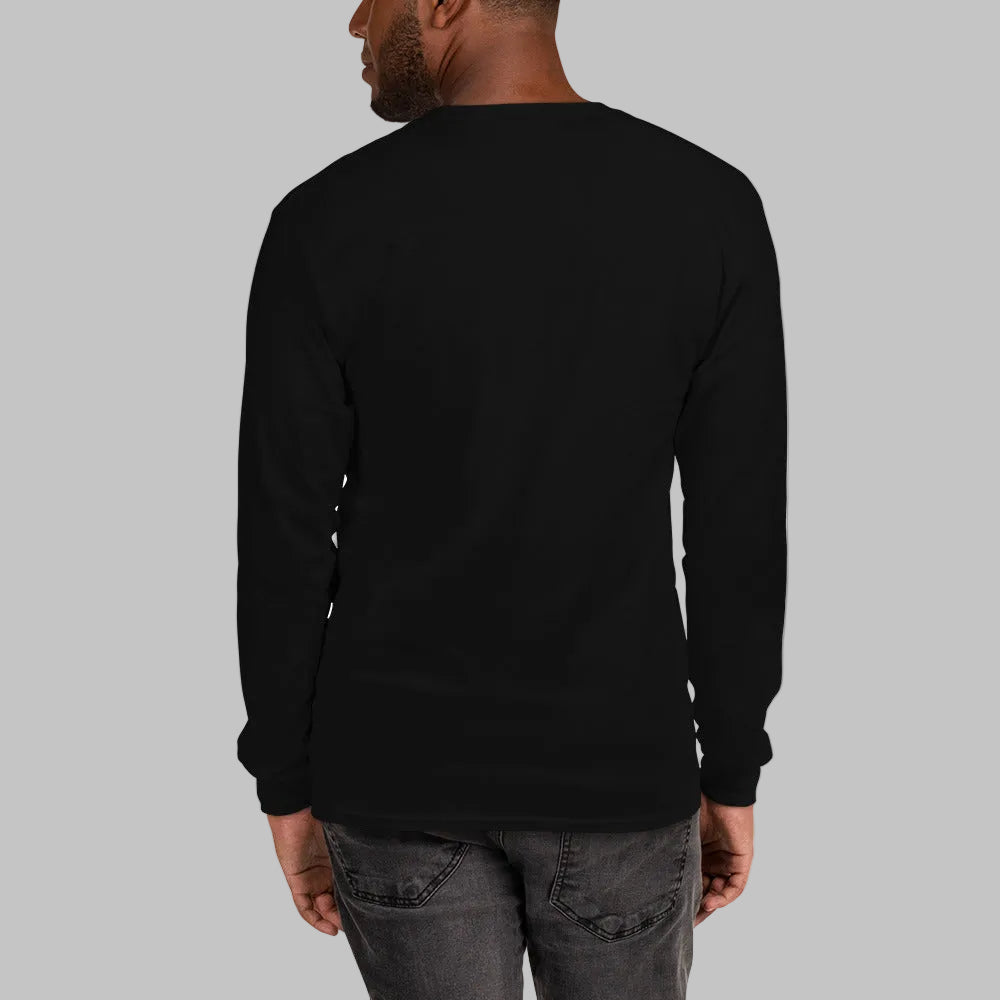 Deep Charcoal Grey long-sleeve shirt 