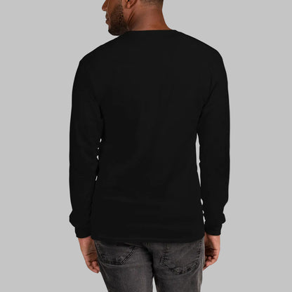 Deep Charcoal Grey long-sleeve shirt 
