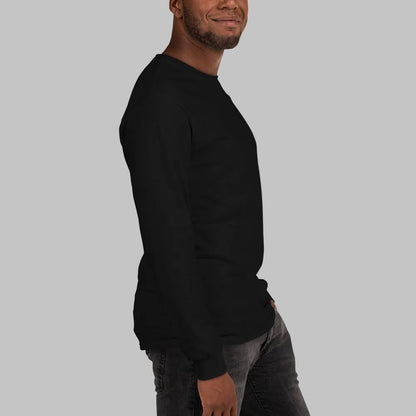 Deep Charcoal Grey long-sleeve shirt 