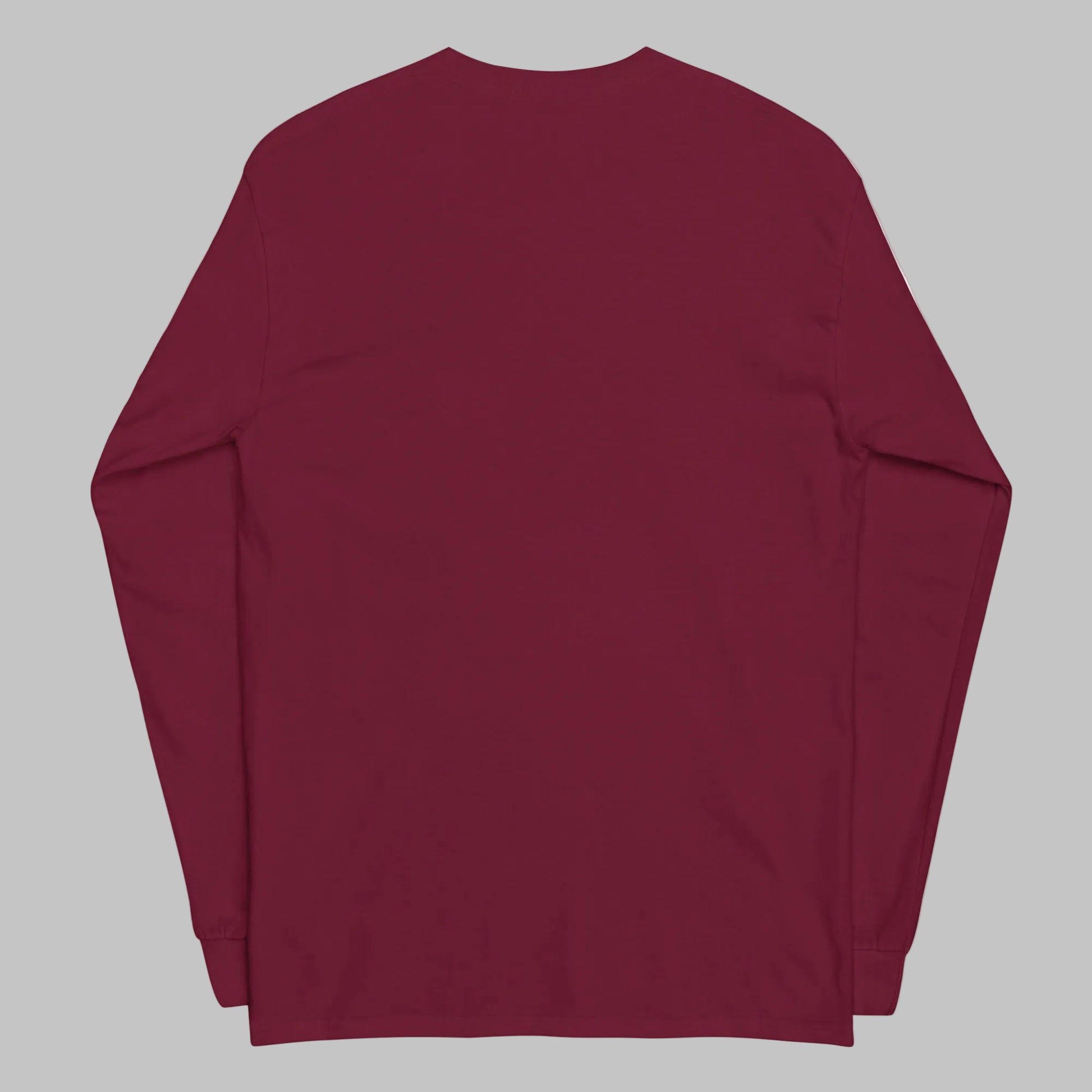 Maroon long-sleeve shirt