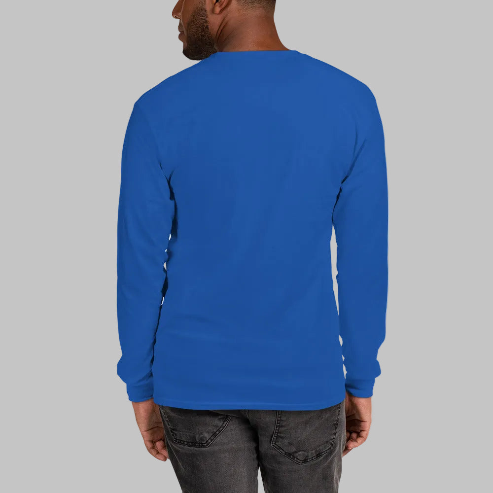 Royal long-sleeve shirt