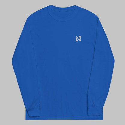 Royal long-sleeve shirt
