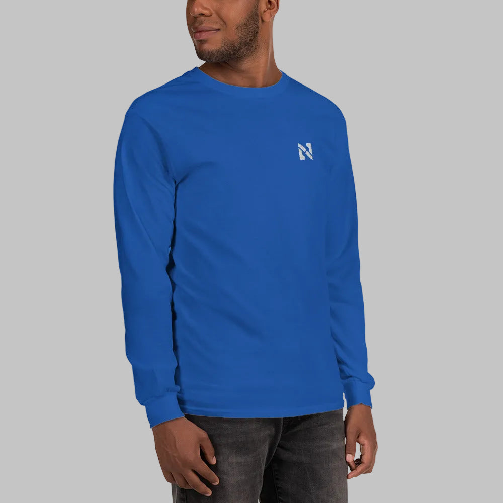 Royal long-sleeve shirt