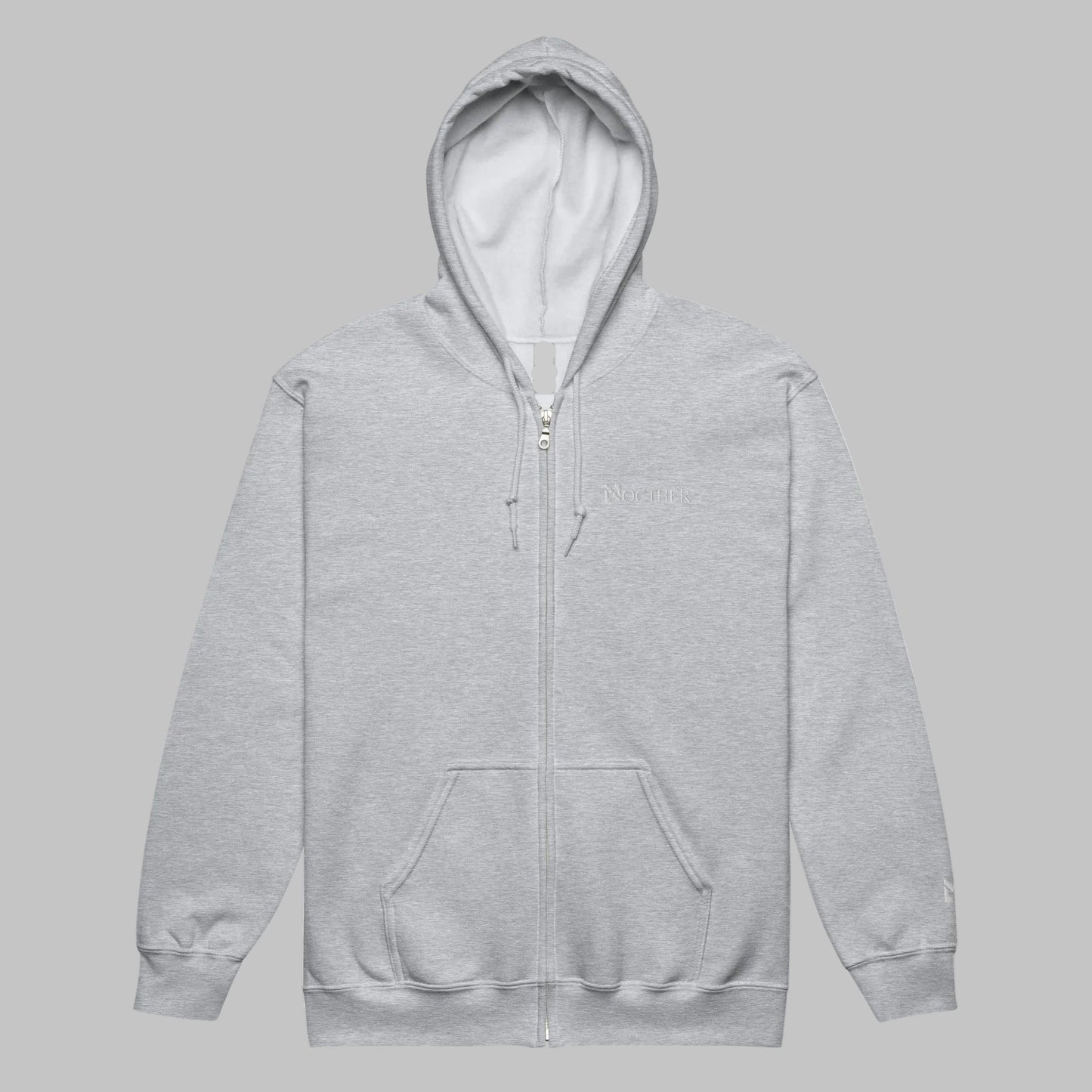 Silver hoodie